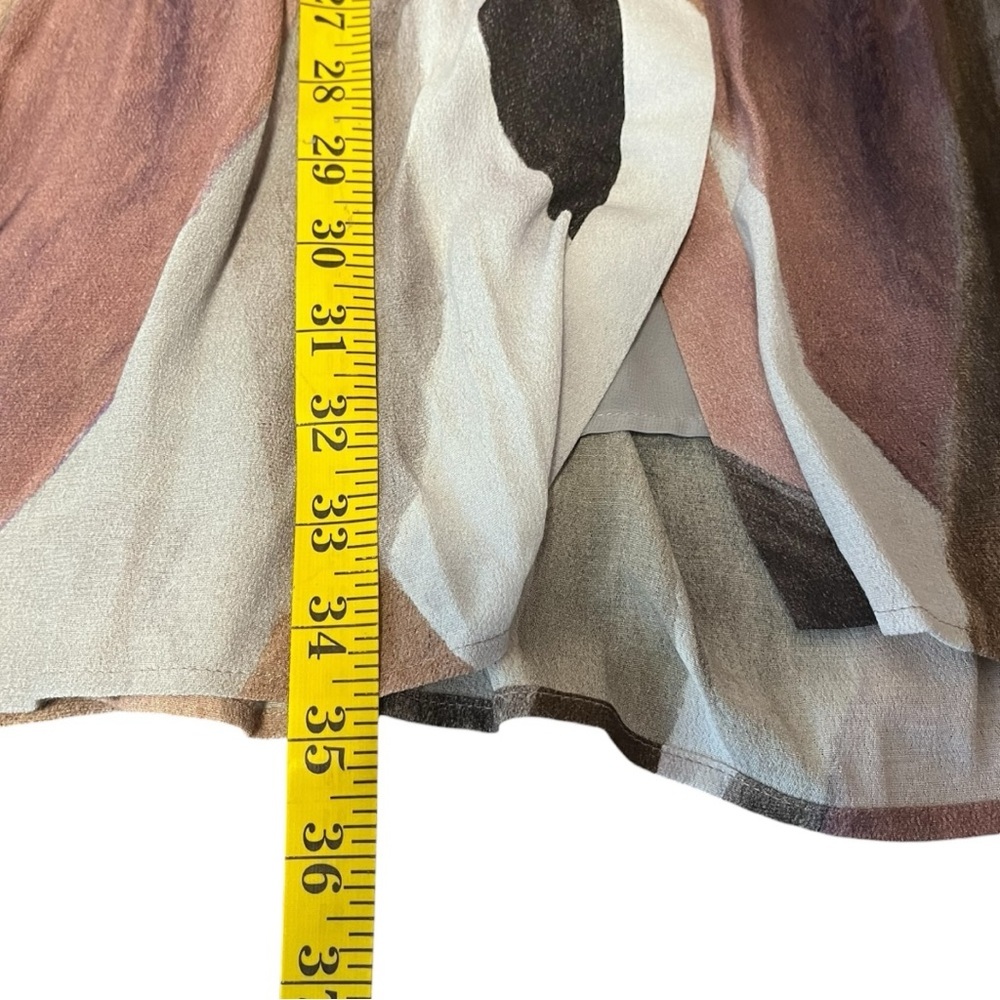 Aritzia Wilfred Barossa Watercolor Print Mini Dress Size S - Picture 13 of 16